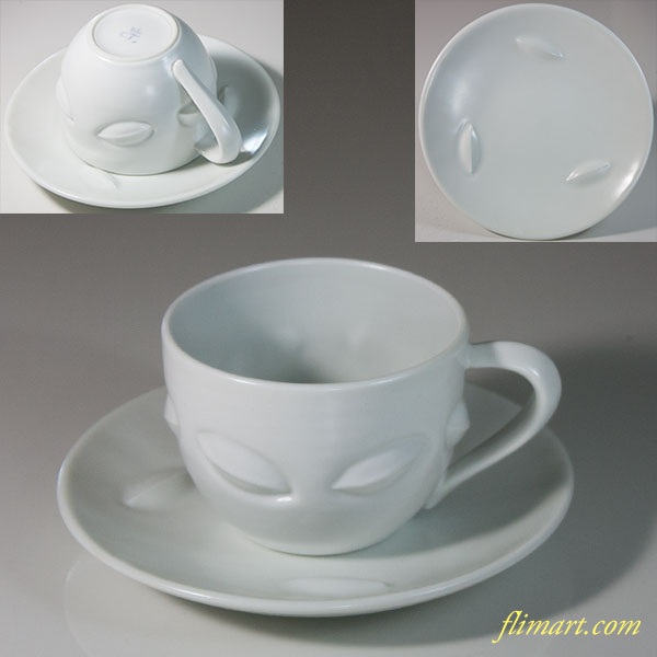 白釉碗皿W6852