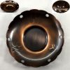 英純堂雲輪型鎚起銅器茶托五点セット