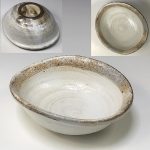 刷毛目扁平小鉢W7558