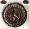 網代茶托五点セットW7560