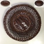 網代茶托五点セットW7560