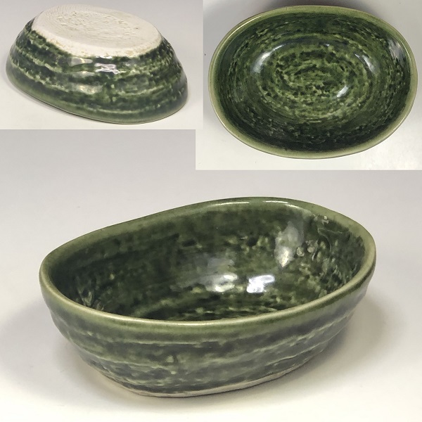 緑釉小鉢W7636