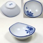 牡丹に蝶豆鉢