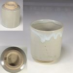 萩焼椿窯天鵬湯呑W7704
