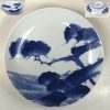 染付松波六寸皿