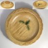 たち吉黄瀬戸野菜絵小皿