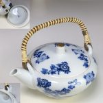 文山染付菊花急須