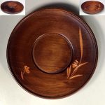 木製茶托五枚セットW8136