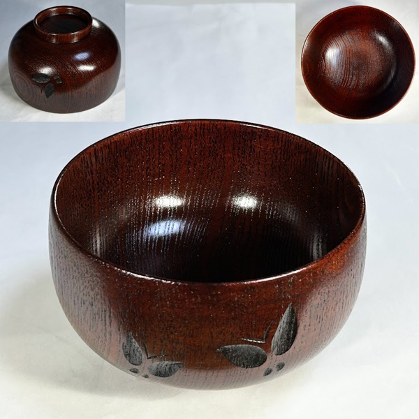 中山漆器木製汁椀W10730