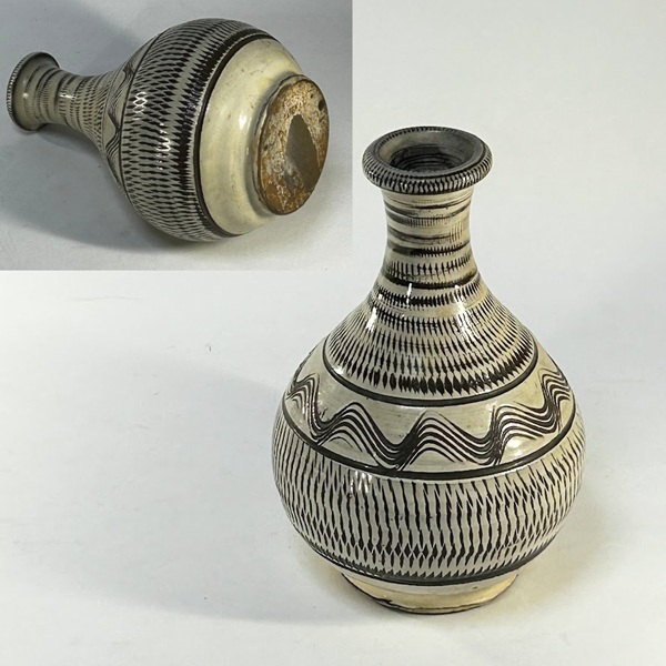 小鹿田焼一輪挿し徳利花瓶