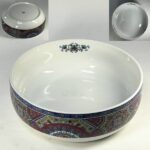 謙山窯六寸浅鉢W10736