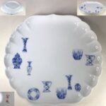 深川製磁ブルーチャイナ八寸皿
