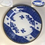 印判手千鳥松七寸皿