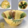 拓運三彩菓子鉢