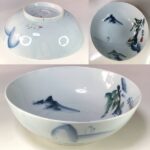 山水八寸盛鉢W9346
