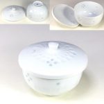 有田焼蛍亀甲蓋付湯呑
