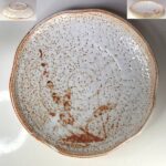 紅志野七寸皿W9385