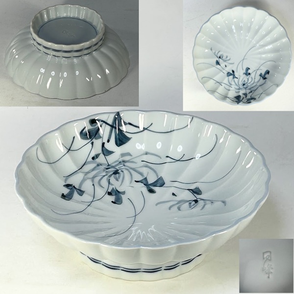 高足高台六寸深皿W10798