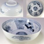 染付七寸鉢W9435
