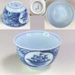 良平窯帆船四海波湯呑