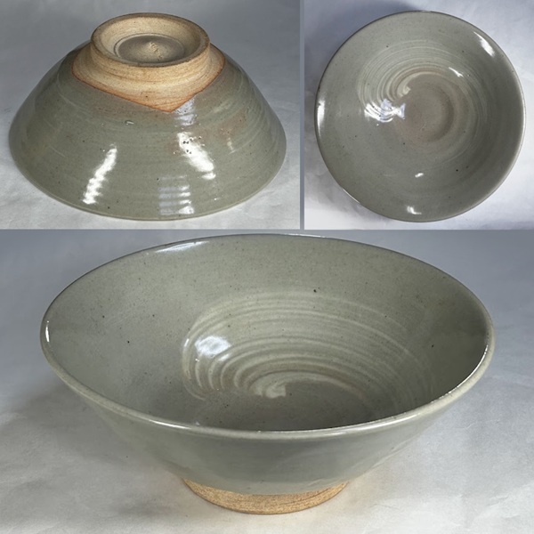 刷毛目平茶碗W10840