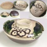 織部蓋付小鉢W9452