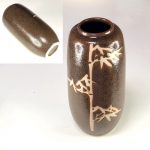 杉浦芳樹錆柚子竹文花瓶