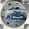 染付山水一尺大皿W10891