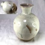 吉田喜彦粉引壺花瓶