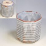 仙太郎窯鼠志野八角湯呑