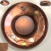 孔雀堂純銅製茶托五枚セット