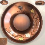 孔雀堂純銅製茶托五枚セット