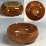 紅志野豆鉢W10963