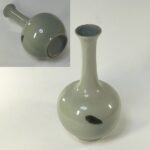 青磁鶴首花瓶W10353