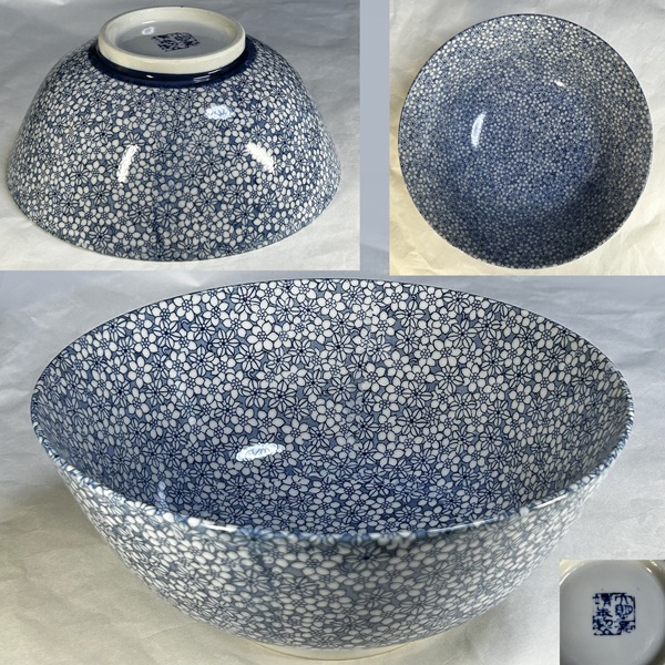 花柄丼鉢W11001