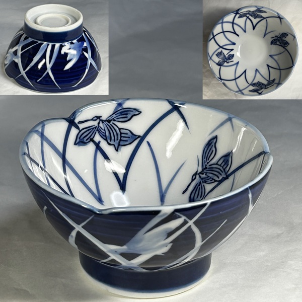 菖蒲図向付小鉢