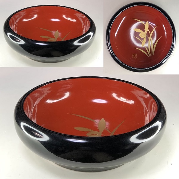 木製漆器菓子鉢W8704