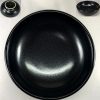 不動窯黒菓子鉢W6972