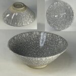 墨貫入抹茶碗W10444