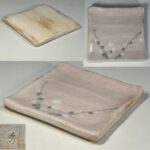 志野梅図銘々皿W10459