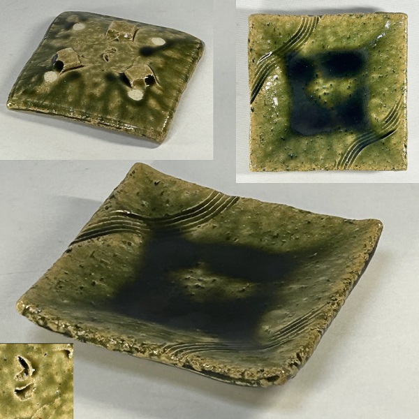 織部銘々皿W10484