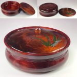 木製蓋付菓子器R8839