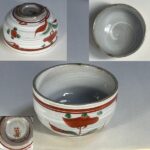 赤絵萬猪口W10504