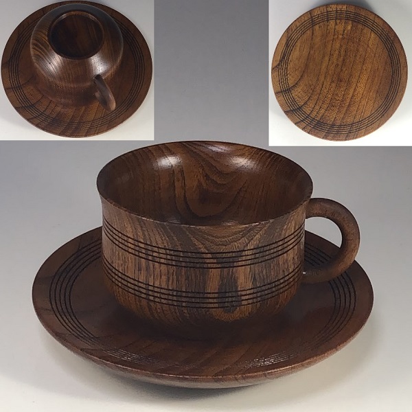 木製碗皿W7301