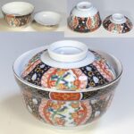 第一陶器錦花鳥蓋付丼鉢