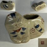 まる工房ねこ筆差し