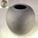 信楽焼花瓶W8926