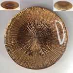金ガラス小皿W8929