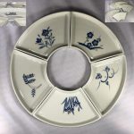 たち吉扇皿五枚セットW7077