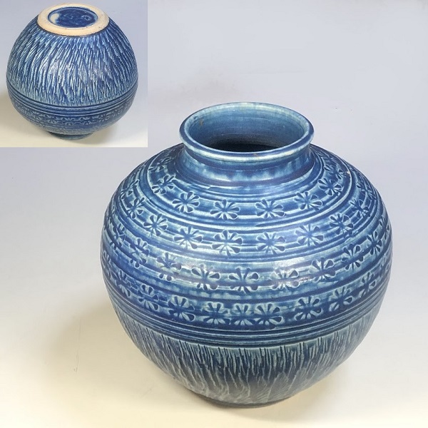 三島丸花瓶W9821